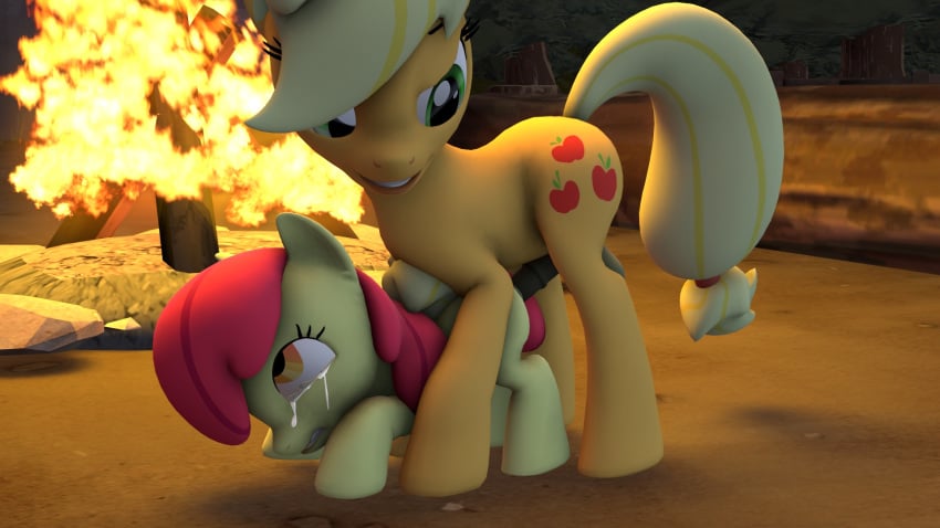 1futa 1girls 3d apple_bloom_(mlp) applejack_(mlp) big_dom_small_sub cub deep_penetration dickgirl equine erection female female_penetrated femsub feral feral_on_female feral_on_feral feral_only forced friendship_is_magic furry futa_on_female futadom futanari futanari_penetrating horse incest intersex larger_futanari long_penis mammal my_little_pony penis pleasure_face pony pussy rape siblings sisters size_difference smaller_female source_filmmaker sumeriandragon tears teenager vaginal_penetration young