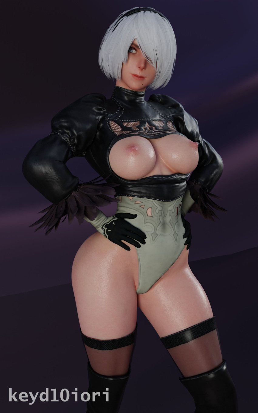 boob_window breasts_out keyd10iori nier:_automata yorha_2b