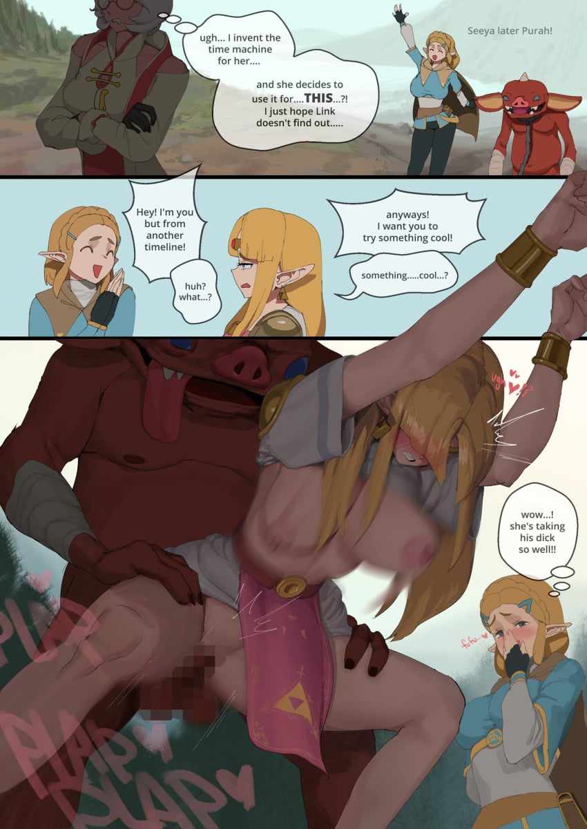 1boy 2026 2d 3girls a_link_between_worlds big_breasts blin_(tloz) blonde_hair blue_clothing bokoblin breasts breasts_out breasts_out_of_clothes censored comic comic_page defeat defeat_sex dialogue digital_media_(artwork) fantasy female femsub fucked_by_enemy fucked_from_behind fucked_into_submission fucked_silly hair hair_covering_eyes heart humanoid male maledom medieval monster mosaic_censoring motion_blur multiple_girls pixelated_penis plap plapping princess_zelda purah purah_(tears_of_the_kingdom) red_skin royal royalty sex sex_from_behind simple_background smug_male standing standing_sex swinging_breasts tears_of_the_kingdom the_legend_of_zelda time_travel tongue tongue_out vaginal_penetration voyeur watching wjs07 zelda_(a_link_between_worlds) zelda_(breath_of_the_wild) zelda_(tears_of_the_kingdom)