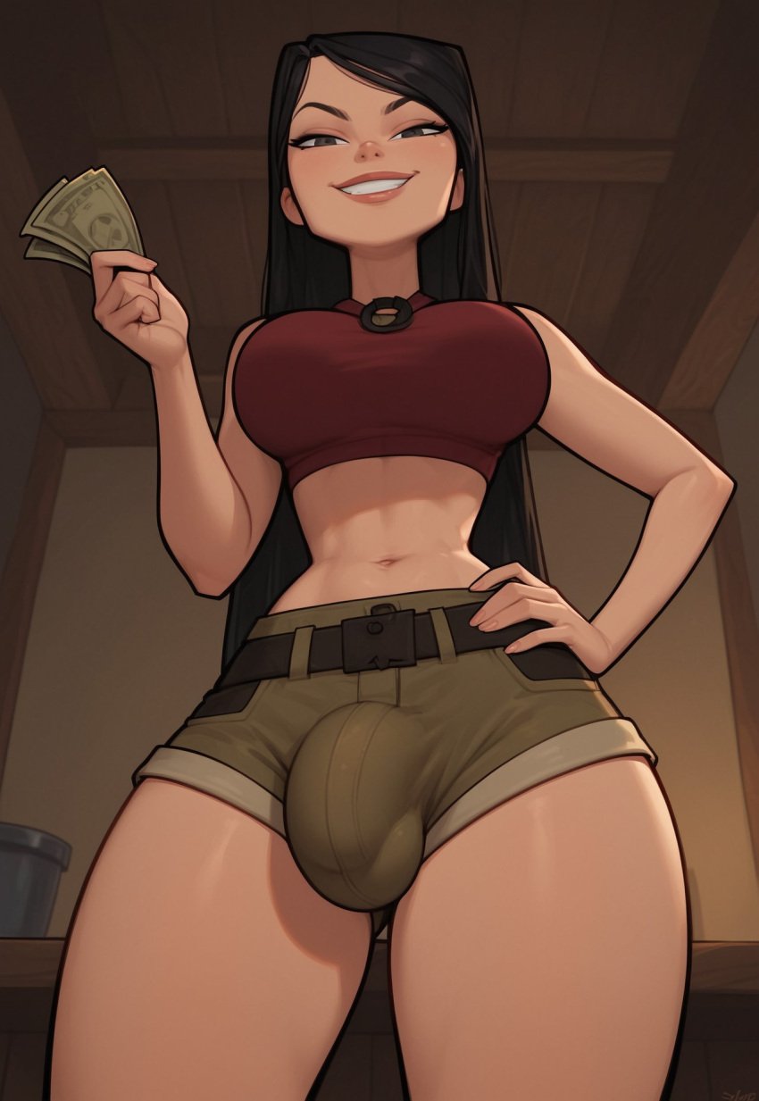 1futa abs ai_generated asian asian_female ass balls big_ass big_breasts big_butt big_hips big_penis black_eyes black_hair breasts bully bullying cash cleavage crop_top dick dickgirl eyebrows eyelashes female futa_only futanari green_shorts grin grinning grinning_at_viewer hair hands-free heather_(tdi) huge_cock indoors intersex lips long_hair looking_at_viewer makeup midriff money narrow_waist narrowed_eyes navel nose penis red_crop_top sadism sadistic_girl seducing seductive seductive_eyes seductive_gaze seductive_look seductive_mouth seductive_pose seductive_smile short_shorts shorts smile smile_at_viewer smiley_face smooth_balls smooth_penis smooth_skin solo solo_dickgirl solo_focus solo_futa testicles topwear total_drama_island velonix