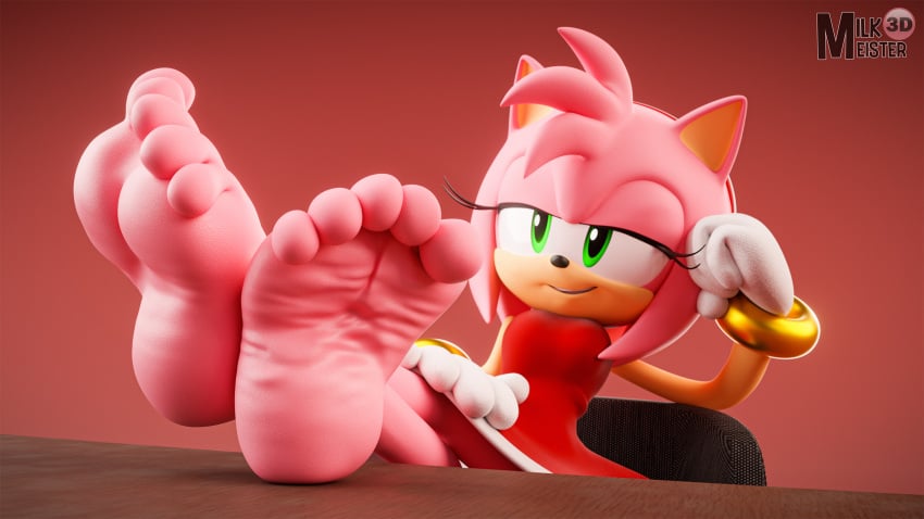 16:9 2024 3d_(artwork) 5_toes amy_rose anthro bangle bracelet chair curling_toes digital_media_(artwork) eulipotyphlan feet female foot_focus foot_on_table fur furniture green_eyes hedgehog hi_res humanoid_feet jewelry mammal milkmeister3d on_chair pink_body pink_fur plantigrade sega sitting sitting_on_chair soles solo sonic_(series) sonic_the_hedgehog_(series) table toes widescreen wrinkled_feet wrinkles