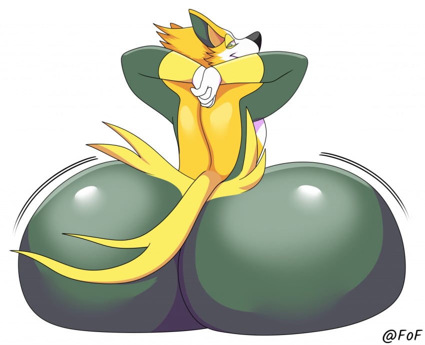 big_ass big_butt boltund domestic_dog furry furry_male furry_only huge_ass huge_butt male male_only nintendo pokemon pokemon_(species)