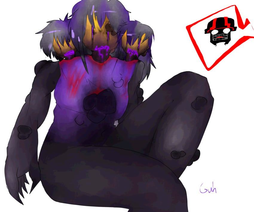 3_heads black_arms black_legs blood breasts drooling female male monster_girl monstrous_humanoid redzone(the_battle_brick) roblox robloxian rule_63 tarnished_battler(the_battle_bricks) the_battle_bricks thick_thighs white_background