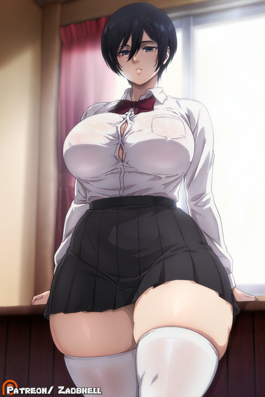 Mikasa Ackerman (Attack On Titan) Rule 34 Image