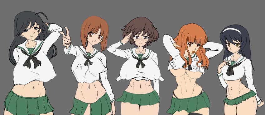 Akiyama Yukari (Girls Und Panzer) Rule 34 Image