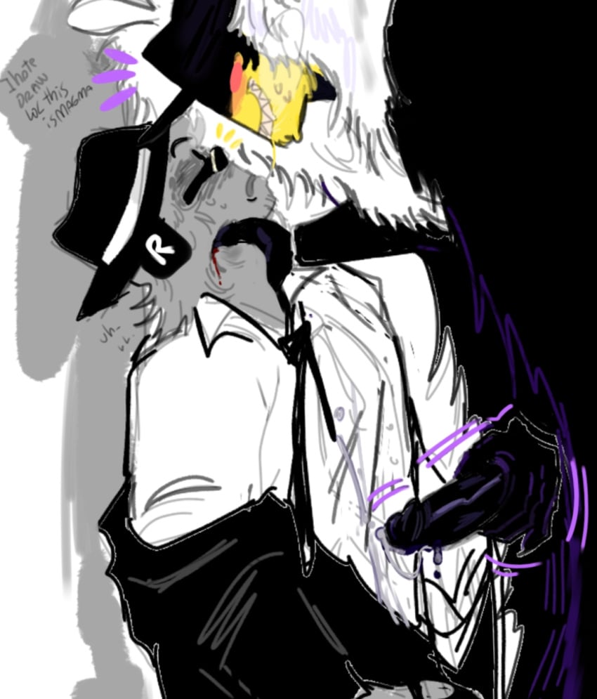 2boys artist_request blush chance_(forsaken) cum dick dominant_male forsaken_(roblox) gay jerking large_penis mafioso_(dream_game) masturbation panic penis roblox roblox_game source_request squeeze squeezing submissive_male tagme