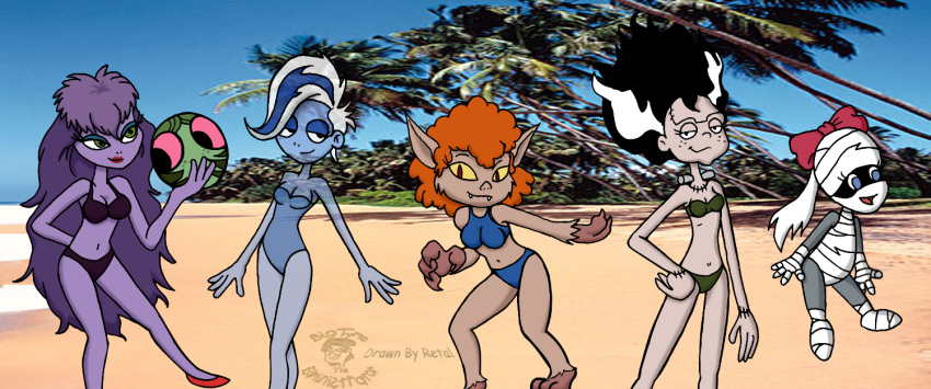 5girls cub elsa_frankenteen female female_only hanna-barbera multiple_girls phantasma_phantom purple_hair retal4 scooby-doo scooby-doo_and_the_ghoul_school sibella_dracula tanis_mummy winnie_werewolf