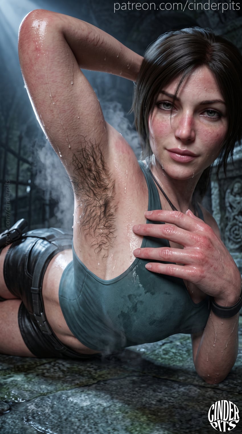 1girls 3d 3d_(artwork) 3d_model 3d_render ai_assisted armpit armpit_crease armpit_fetish armpit_hair armpit_peek armpits arms_up bikini breasts cinderpits detailed detailed_background dirty female hairy hairy_armpits lara_croft milf musk musk_clouds pheromones realistic realistic_textures self_upload smug smug_face solo solo_female solo_focus sweat sweatdrop sweating sweaty sweaty_armpits sweaty_body sweaty_breasts tight_clothing tight_fit tomb_raider tomb_raider_(classic) tomb_raider_(survivor) tomboy