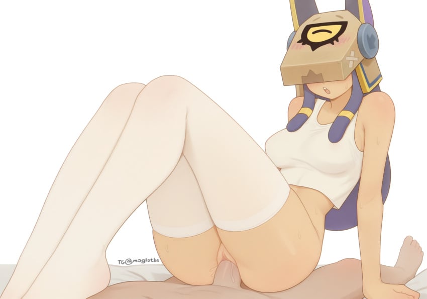 ai_assisted ai_generated brawl_stars feet finx_(brawl_stars) girl_on_top hetero legs_together moglotbs open_mouth pussy rule_63 sex solo_focus supercell tagme thighhighs thighs vagina vaginal vaginal_penetration vaginal_sex white_thighhighs