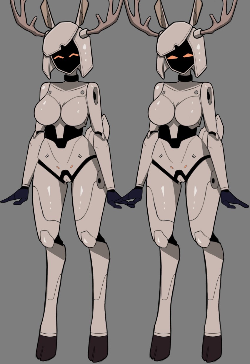 animal_genitalia animalfarm56 deer deer_girl naked robot robot_girl