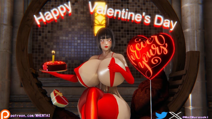 bob_cut boruto:_naruto_next_generations honey_select_2 hyuuga_hinata hyuuga_hinata illusion_soft milf murasakio_(artist) naruto naruto_(series) naruto_shippuden short_hair sling_bikini valentine's_day