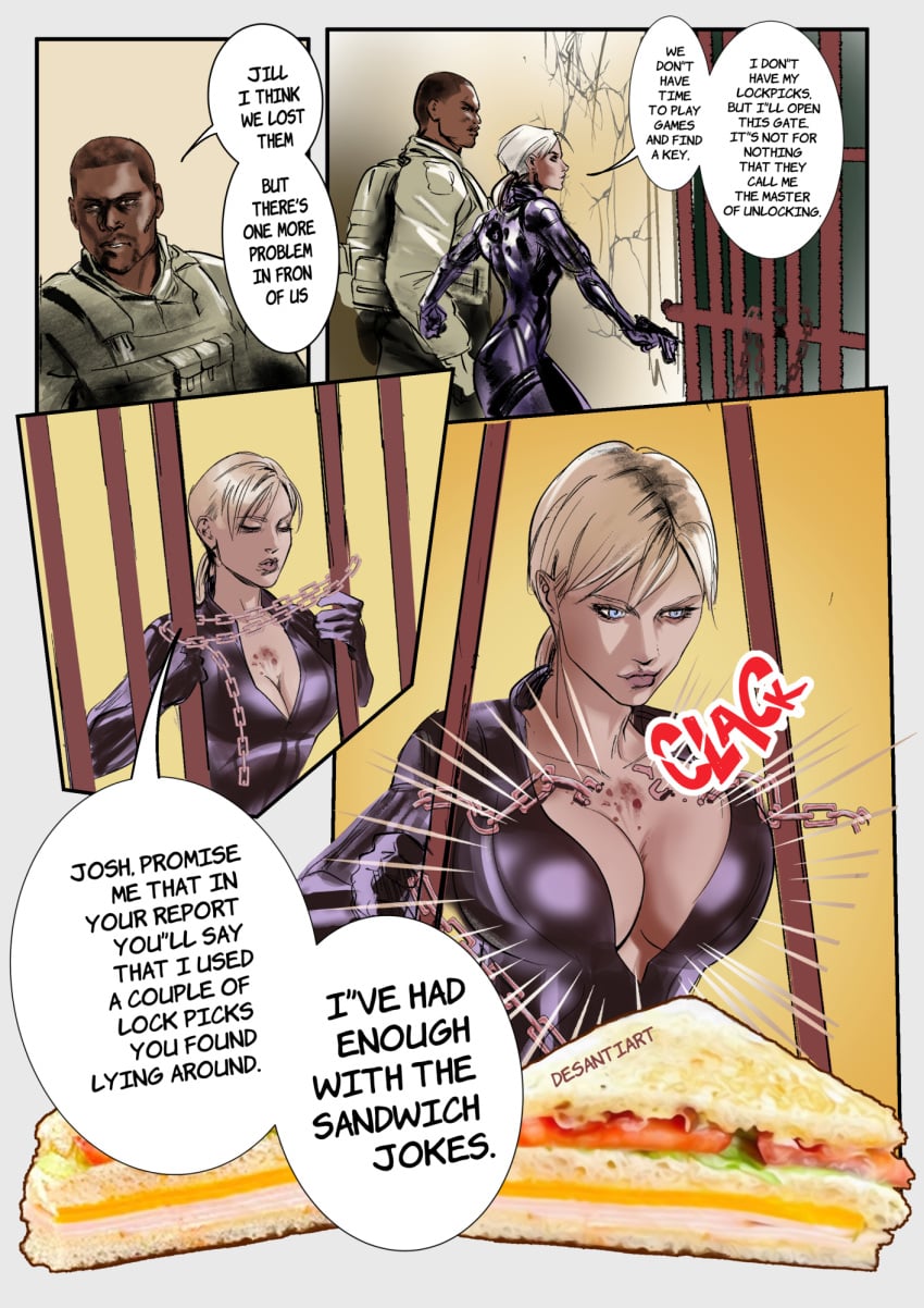 Jill Valentine (Blonde) Rule 34 Image