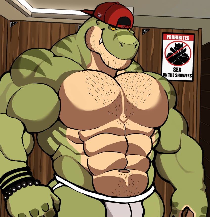 anthro balls bara barazoku bulge darknaigart dinosaur flaccid jace_(darknaig) jockstrap jockstrap_only male male_only muscles muscular penis scalie solo solo_male tyrannosaurid tyrannosaurus tyrannosaurus_rex underwear underwear_only