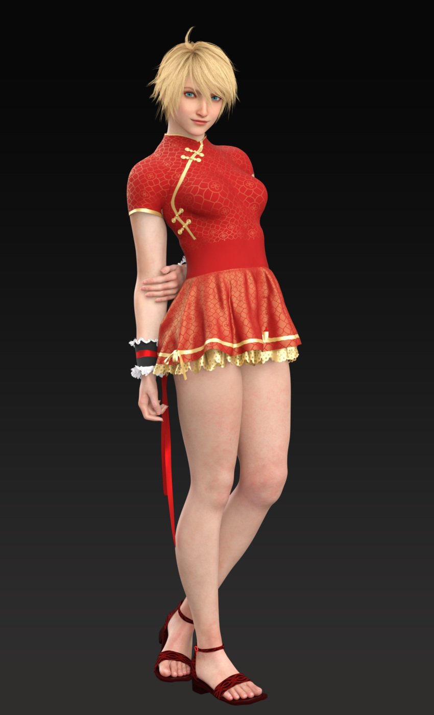 big_breasts feet female female_only feminine heels leo_kliesen muwaya open_toe_shoes tekken tekken_8 thick_thighs tight_clothing toes