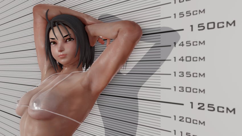 3d akira_kazama bikini capcom ecchi_fighties erect_nipples female female_focus female_only micro_bikini nipple_bulge rival_schools street_fighter street_fighter_v tagme