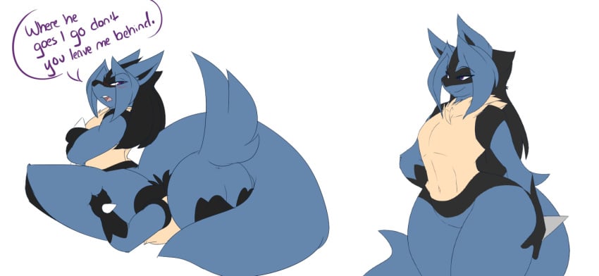 ass big_ass blush breasts bubble_butt dart(dewwydartz) dewwydarts dewwydartz facesitting female flat_chest flat_chested fluffy_tail furry hands_on_ass hands_on_hips hourglass_figure huge_ass lucario may_(dewwydartz) pear_shaped pear_shaped_female pokemon pokemon_(species) purple_eyes tagme thick_thighs voluptuous voluptuous_female wide_hips