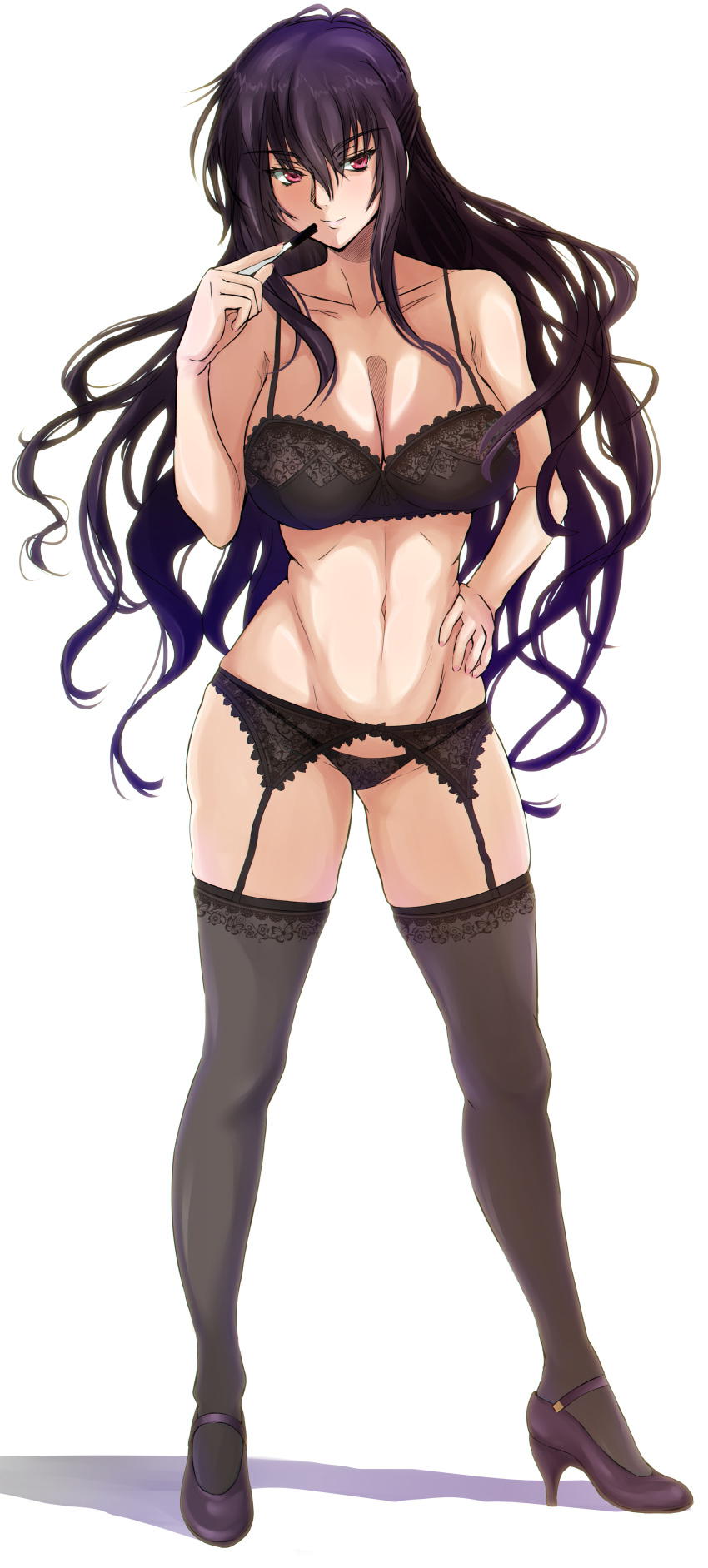 beatrix_brehme female lingerie looking_at_viewer muv-luv pose schwarzesmarken