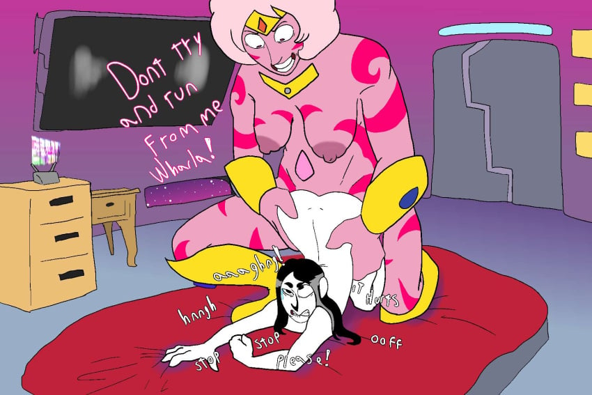 alien_girl all_hail_empress_pink_au anal bracers empress_pink_(steven_universe) futa_on_female futanari pink_diamond_(steven_universe)