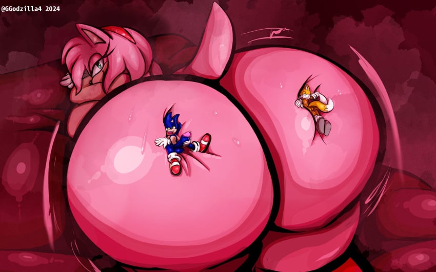 1girls 2boys amy_rose anthro ass ass_bigger_than_head ass_bigger_than_torso ass_up big_ass big_breasts breasts bubble_butt enormous_ass face_down_ass_up fur furry general_godzilla ggodzilla4 giantess half-closed_eyes huge_ass huge_breasts hyper hyper_ass jerkingoff large_ass looking_at_viewer looking_back macro macro_female micro micro_on_macro miles_prower pink_fur seductive seductive_look shaking_ass shaking_butt sinking_into_flesh size_difference sonic_(series) sonic_the_hedgehog squishy_butt sweat sweatdrop tagme tails tails_the_fox