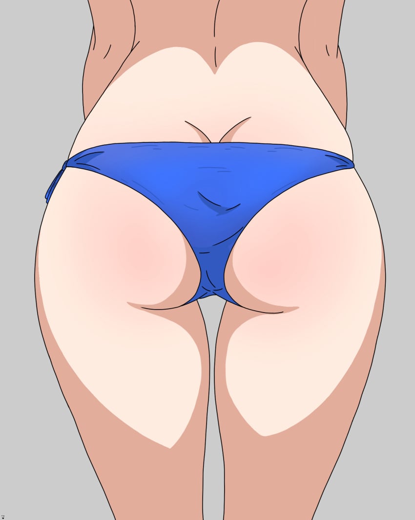 1girls alternate_costume ass ass_focus back bare_back bare_thighs big_ass bikini blue_bikini blue_swimsuit butt_crack female female_only fire_emblem fire_emblem_heroes from_behind grey_background human li9mo lower_body nifl_(fire_emblem) nintendo official_alternate_costume solo swimsuit thighs