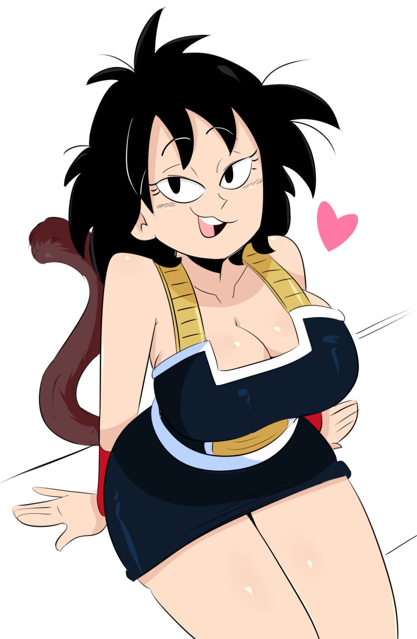 1girls battle_armor big_breasts breasts busty cleavage dragon_ball dragon_ball_super elastic_armor female female_only fully_clothed gine hourglass_figure jinu large_breasts milf mother saiyan saiyan_tail solo thick thick_thighs voluptuous wide_hips