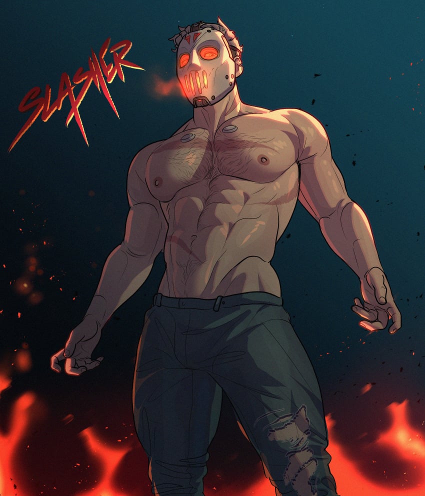 abs activision bara biceps blizzard_entertainment daddy halloween holidays jack_morrison male male_nipples male_only manly mature_male muscular_male nipples overwatch overwatch_2 pecs soldier_76 vorticesrig