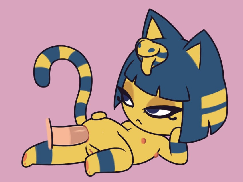 2024 2d_animation 4:3 anal anal_sex animal_crossing animated ankha_(animal_crossing) anus big_penis bored_sex breasts digital_media_(artwork) disembodied_penis domestic_cat felid feline felis female female_penetrated flat_chested genitals hi_res looking_at_another loop lying male male/female male_penetrating male_penetrating_female mammal nintendo nipples nude on_side pawpads penetration penile penile_penetration penis penis_in_ass pink_nipples pink_pawpads pink_pussy pussy sex short_playtime simple_background small_breasts stretched_anus tail thick_penis tight_fit toffee_(artist)