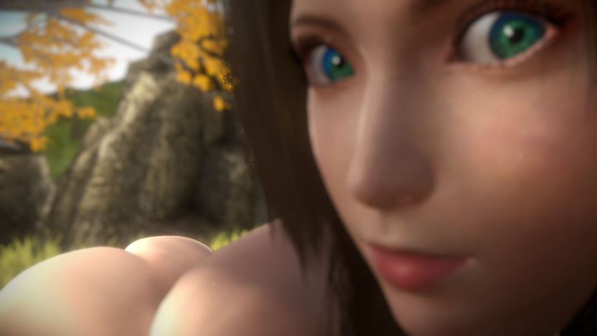 aerith_gainsborough doggy_style face_closeup female virtamate