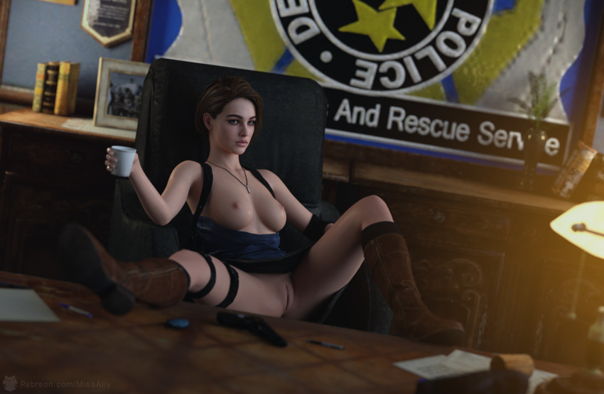Jill Valentine (Sasha Zotova) Rule 34 Image