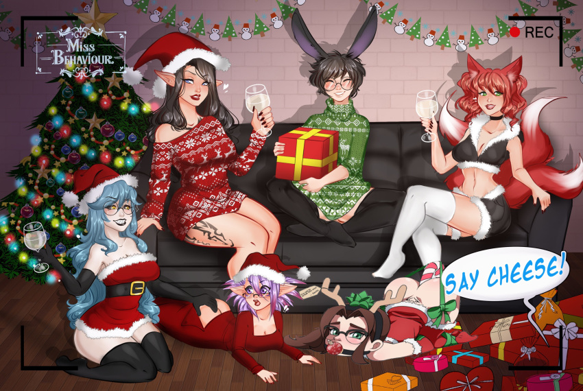 Ashe Mox Thyleena (Christmas) Rule 34 Image