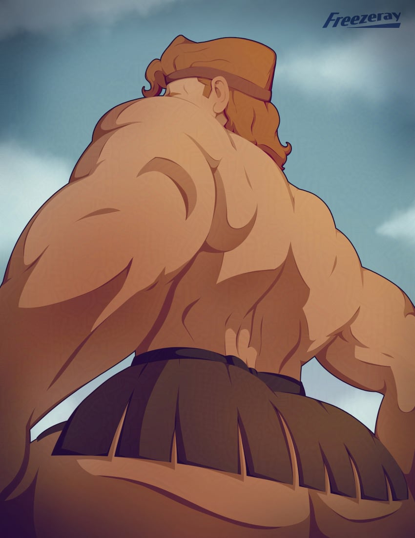 ass_bigger_than_head ass_focus bara bara_tiddies bara_tits bubble_ass bubble_butt crossdressing crossdressing_male demigod freezeray04 ginger greek_mythology hercules_(1997) hercules_(character) hercules_(disney) himbo huge_ass huge_breasts huge_butt huge_cock huge_cock huge_pecs large_ass large_breasts large_butt large_pecs large_penis male male/male male_only male_with_breasts miniskirt moobs muscular muscular_male orange_hair pecs pectorals red_hair skirt