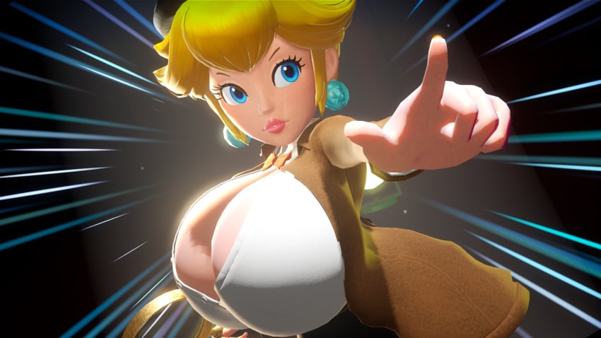 1girls 3d breast_bigger_than_head breasts breasts_bigger_than_head cleavage curvy detective_peach dytser female female_only game_mod giant_breasts gigantic_breasts huge_breasts large_breasts light-skinned_female light_skin mario_(series) massive_breasts mega_busty mod nintendo no_bra princess_peach princess_peach:_showtime! public_exposure revealing_clothes solo teasing video_game