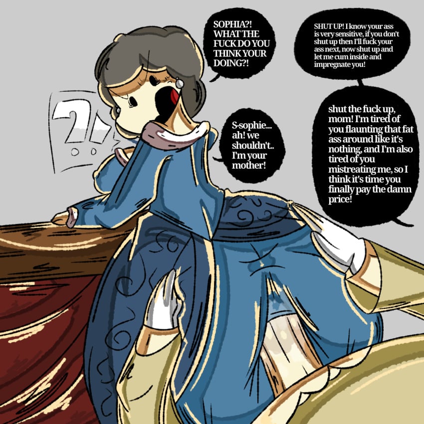 18th_century 1futa 1girls ?! about_to_cum age_difference aged_up anal_through_clothes anal_through_dress angry angry_expression angry_face ass_bigger_than_head ass_focus ass_grab big_breasts big_butt big_penis blue_outfit breasts bubble_ass bubble_butt catherine_ii_of_russia catherine_the_great cell_shading clothed clothed_female_nude_futanari clothed_sex clothes_as_condom clothing curvaceous curvy curvy_figure cyclone123 d:< dat_ass daughter dialogue dialogue_bubble dirty_talk dress dumptruck_ass duo english_dialogue english_text ermine extra_credits extra_history female female_focus female_penetrated forced forced_in_fabric forced_incest fucked_through_clothes fucked_through_dress fucked_through_skirt futanari grabbing_ass grey_background grey_hair history huge_ass huge_cock human impregnation_risk incest incest_(lore) incest_pregnancy johanna_elisabeth light-skinned_female light-skinned_futanari light_skin looking_at_another looking_back milf moaning moaning_in_pleasure moaning_on_cock mob_face mostly_clothed mother mother_and_daughter nipple_bulge nipples_visible_through_clothing noncon nonconsensual older_female penetration penetration_from_behind penetration_through_clothes penis public_domain public_indecency public_sex pussy_juice rape royal royalty sax_through_clothes sax_through_dress sax_through_skirt sex_through_clothes sex_through_dress sex_through_skirt sideboob sitting_on_lap sitting_on_penis sophia_augusta_frederica standing text_bubble threatening through_clothes tight_clothing tight_dress torn_clothes torn_clothing torn_dress unexpected unexpectedly_good unseen_futa_face vaginal_penetration voluptuous voluptuous_female yellow_outfit youtube yuri