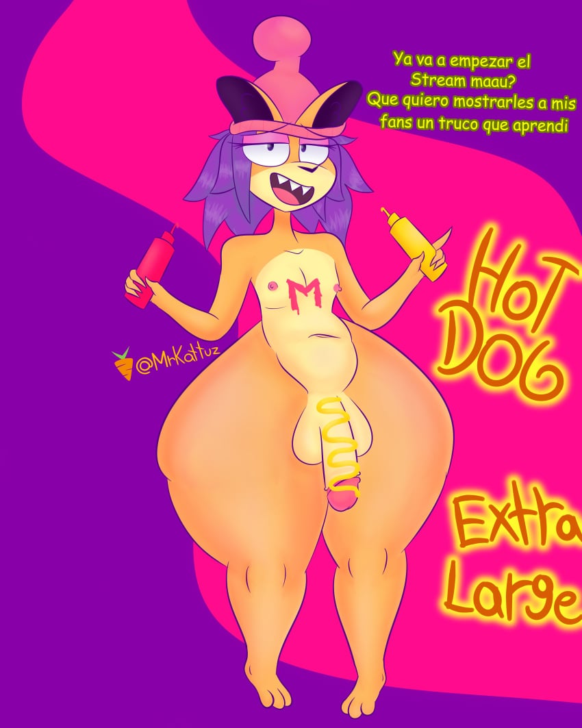 areola_slip big big_areola big_ass big_balls big_belly big_butt big_dom_small_sub big_penis big_thighs canine cum cum_in_ass cum_on_body cumshot dog_ears dog_girl dog_tags dog_tail femboy femboy_focus femboy_only hotdog hotdogketchup hotdogs huge_ass huge_balls huge_belly huge_butt huge_cock huge_testicles huge_thighs hyper_hips maau maau_guerrero maauguerrero mickey_(maau) mrkat mrkattuz mrkattuz_(artist) shiba shiba_inu solo_male tagme yellow_body