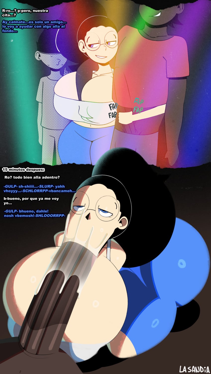 1boy 1girls 2boys :>= a_girl_from_my_school_(show) alley alleyway argentina ass ass_bigger_than_head ass_focus big_ass big_breasts big_butt big_penis bimbo black_eyes black_hair blowjob blowjob_face blue_eyes bottomless bra breasts breasts_bigger_than_head bubble_ass bubble_butt butt_bigger_than_head clothed_sex clothing cum cum_in_mouth cum_inside cum_on_face dark-skinned_male dark_skin date deep_blowjob deepthroat deepthroat_no_hands drinking drinking_cum erect_penis erection fat fat_ass fellatio female female_focus foreskin glasses high_ponytail huge_ass huge_breasts interracial kneeling la_sandia large_ass large_breasts light-skinned_female light_skin long_hair looking_at_viewer looking_up male movement_lines netorare ntr oral oral_sex party penis ponytail pov pov_eye_contact pov_male prostitution rocio_(la_sandia) saliva saliva_bubble saliva_drip saliva_on_penis saliva_on_tongue saliva_string saliva_trail straight swallowing swallowing_cum teenage_female teenager text top topwear uncircumcised vein veiny veiny_penis voluptuous_teenager