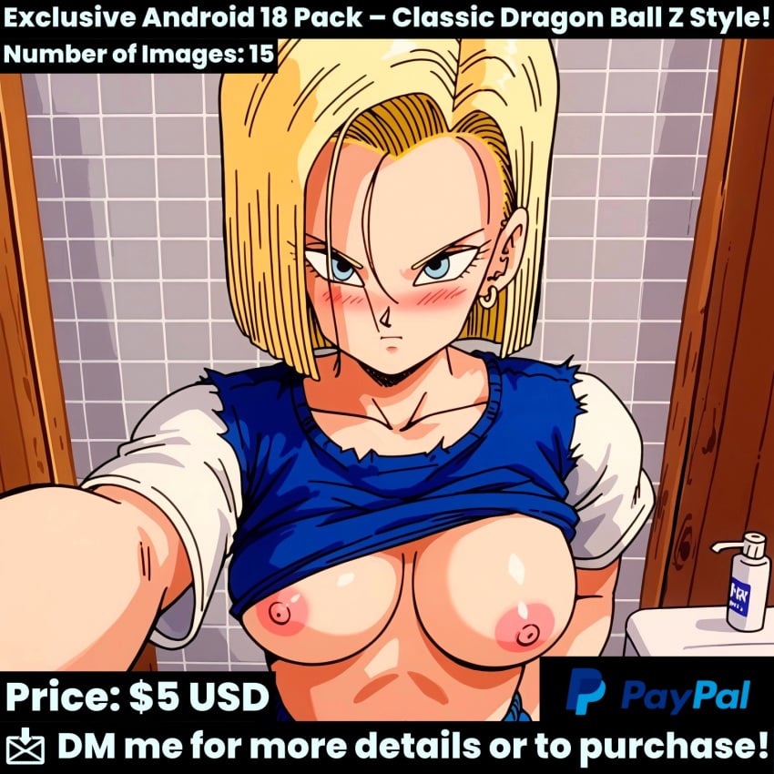 ai_generated android android_18 android_girl dragon dragon_ball dragon_ball_z fitzzimons_10 nsfw premium selfie twitter_username