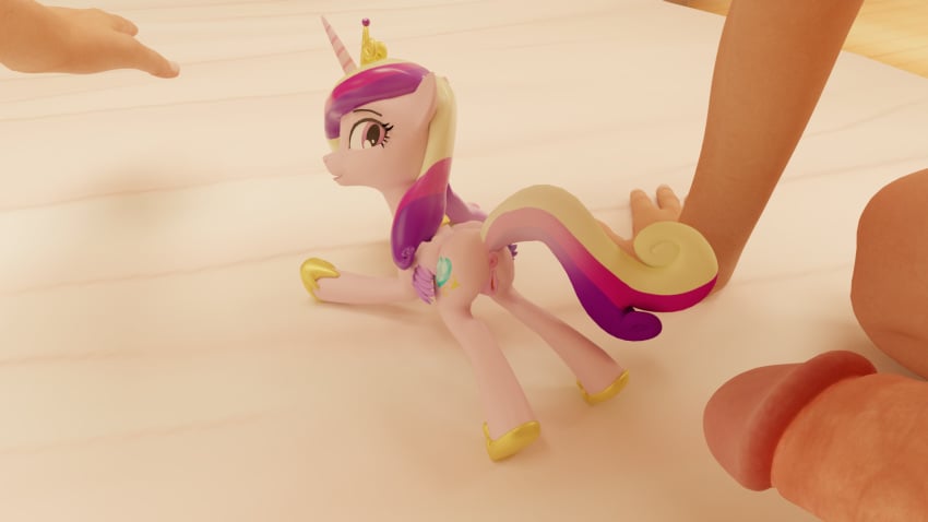 erect_penis giant giant_male giant_penis horny_female human human_male infamousmask interspecies macro micro minigirl mlp_g5 my_little_pony my_little_pony_friendship_is_magic nude_male ponut pony princess_cadance_(mlp) shrunken_woman size_difference size_play