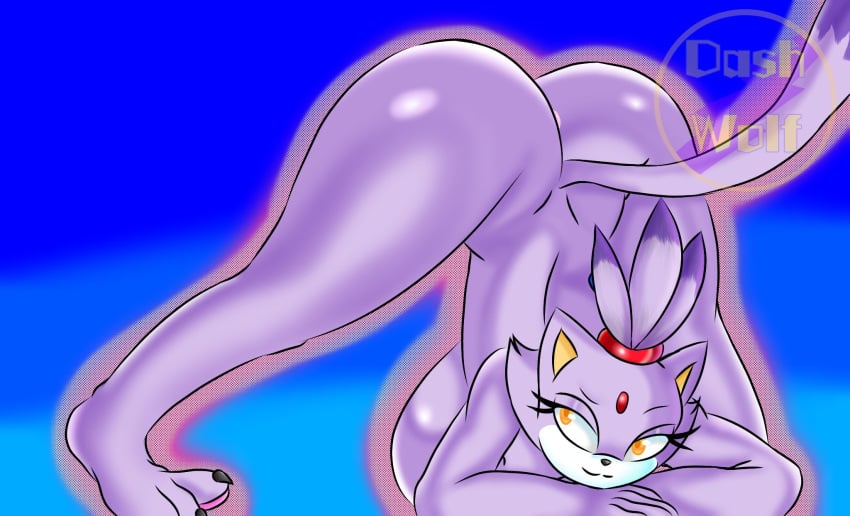 anthro blaze_the_cat dash_wolf feline feline female nude nude_female sonic_(series) sonic_the_hedgehog_(series) video_games