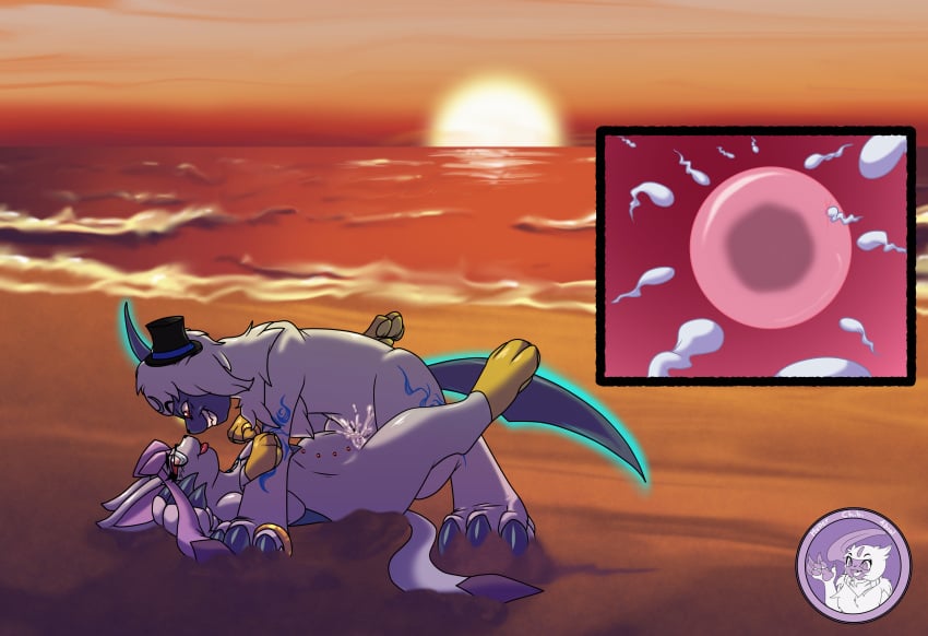 absol absurd_res beach belly big_belly bodily_fluids breeding clothing cum cum_inside digit_ring eeveelution egg eyewear feet female feral furry furry_only generation_3_pokemon generation_4_pokemon genital_fluids glaceon glasses hat headgear headwear hi_res hyperchibiabsol impregnation inflation internal jewelry knot male nintendo nipples ovum paws pokemon pokemon_(species) pregnant pregnant_female pregnant_feral ring sperm_cell tattoo toe_ring toes