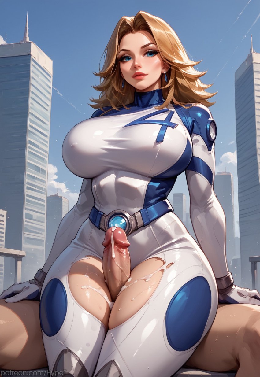 ai ai_generated alternate_version_at_source big_breasts blonde_hair bodysuit cum_on_body cumming female hypet invisible_woman invisible_woman_(marvel_rivals) marvel_rivals penis_between_thighs sex shiny_skin sitting_on_person sue_storm tagme thick thick_legs thick_thighs thigh_highs thigh_sex thighs torn_bodysuit torn_clothes video_game_character wide_hips