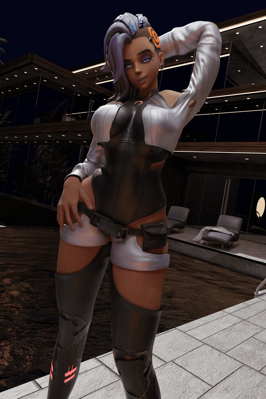 1girls 3d activision agent_colomar blizzard_entertainment breasts brown-skinned_female brown_body brown_skin chest curvaceous curvy curvy_figure dark-skinned_female dark_skin female hips hourglass_figure legalshotax3 legs mature mature_female mirrorwatch nishikt olivia_colomar overwatch overwatch_2 slim_waist sombra tan-skinned_female tan_body tan_skin thick thick_legs thick_thighs thighs voluptuous waist wide_hips