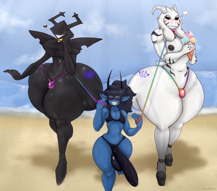 big_ass big_penis bubble_butt femboy furry huge_ass huge_cock male nicolaowo penis tagme thick_thighs wide_hips