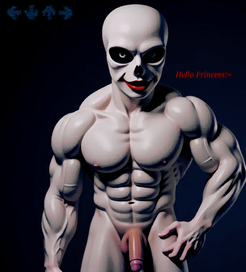 ai_generated arrows arrows_(friday_night_funkin) bbg_sans bbg_sexy_sans creepy creepy_smile flipaclip_sans friday_night_funkin friday_night_funkin_mod horror lipstick meme muscles muscular muscular_male nude nude_male penis red_lipstick sans scary shitpost skeleton smile smiling undertail undertale undertale_(series)