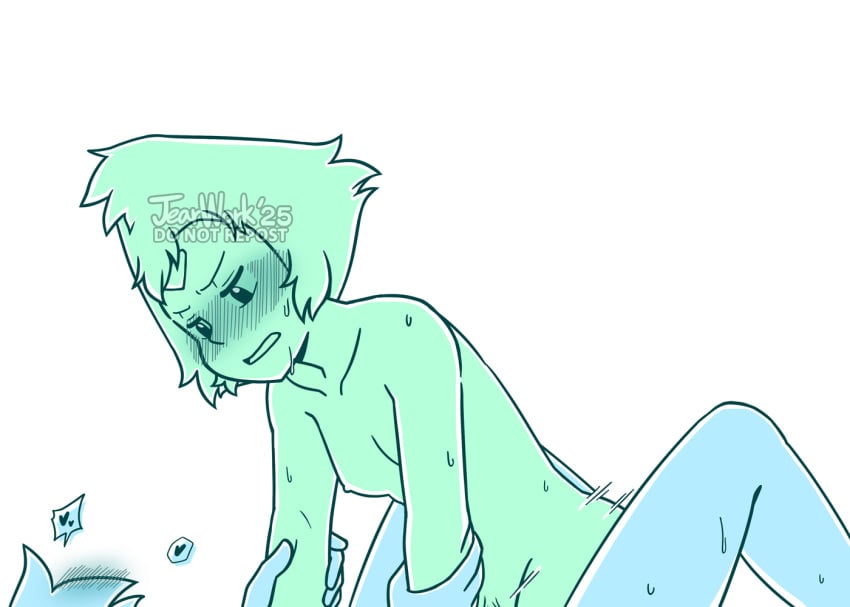 jearwork lapidot lapis_lazuli_(steven_universe) peridot_(steven_universe) steven_universe tagme watermark