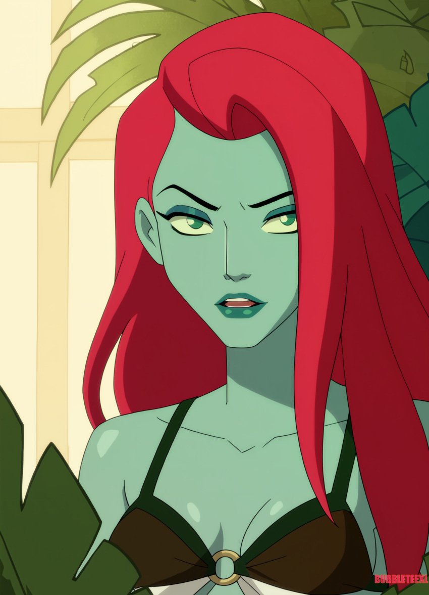 ai_assisted ai_generated anime_style dc dcau harley_quinn poison_ivy