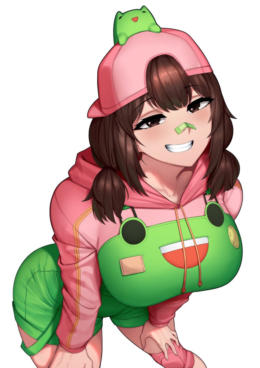 bethyva big_breasts original original_character smiling smiling_at_viewer tomboy virtual_youtuber vtuber