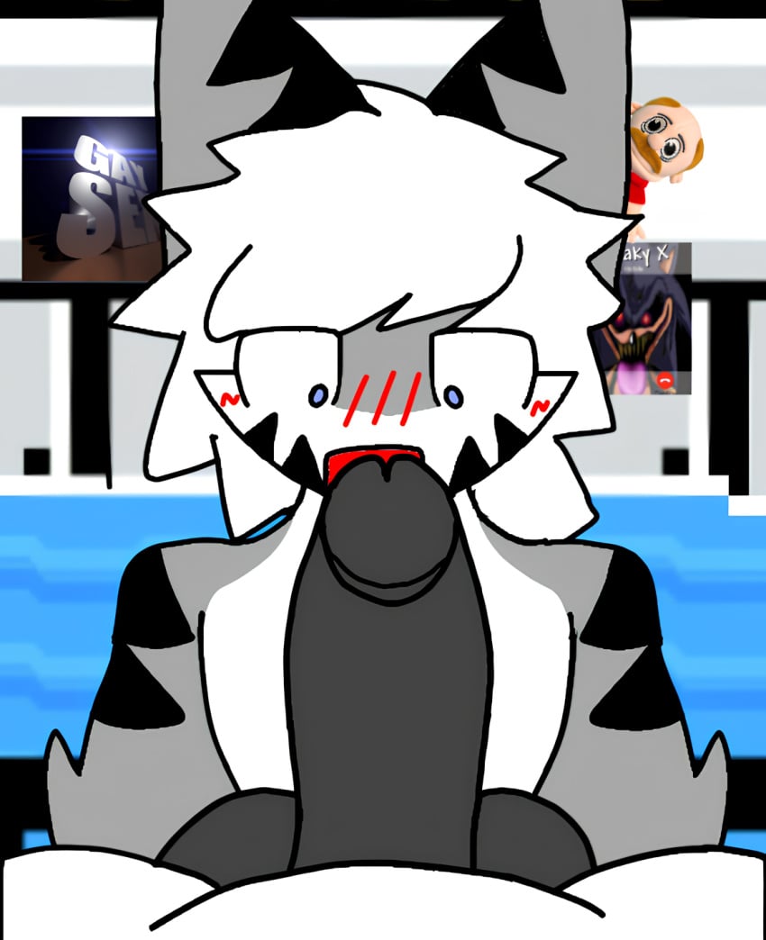 anthro_on_anthro beat_banger beat_banger_(mod) black_penis blush changed_(video_game) creepypasta friday_night_funkin friday_night_funkin_mod furry gay gay_sex imminent_oral imminent_sex lord_x male/male marvin_(sml) shocked sonic.exe_(series) squid_dog_(changed) staring_at_penis supermariologan the_shark_(changed) tiger_shark_(changed)