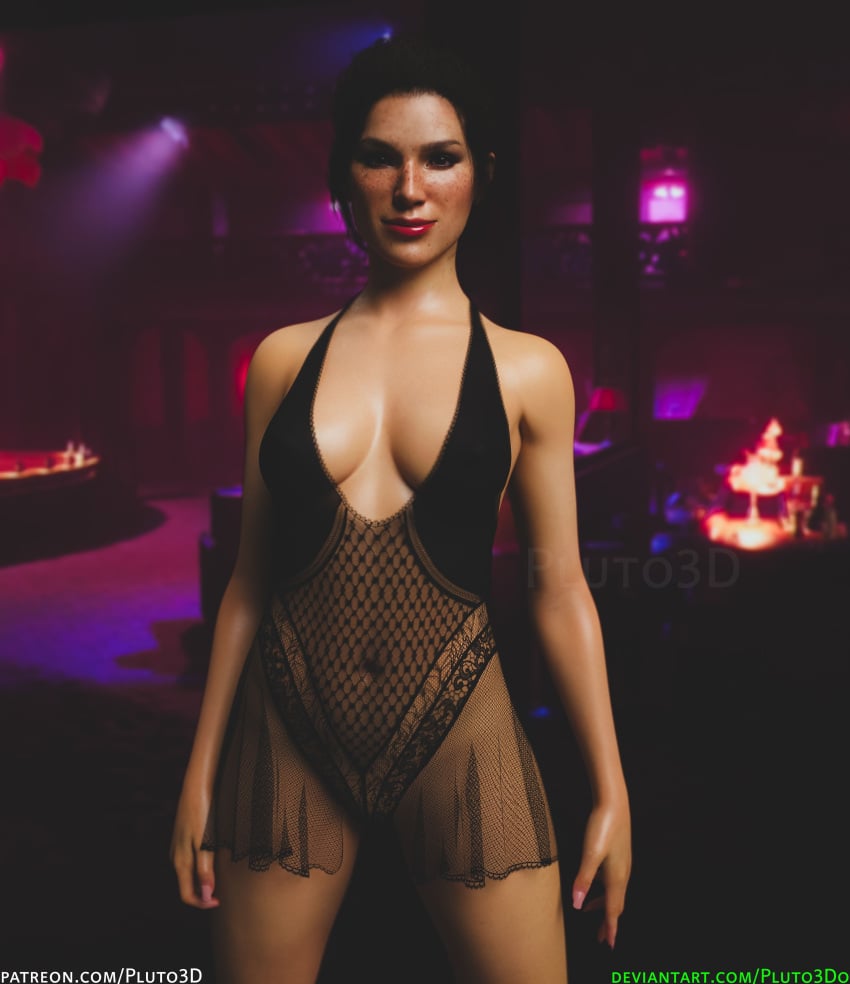 3d abigail_briarton breasts brown_eyes brunette call_of_duty call_of_duty_black_ops_2 call_of_duty_black_ops_4 cleavage daz_studio deviantart_username digital_media_(artwork) front_view hi_res highres hips legs lingerie lipstick looking_at_viewer misty_(cod-bops-2) nail_polish natural_breasts patreon_username photoshop pinup pluto3d thighs very_high_resolution watermark