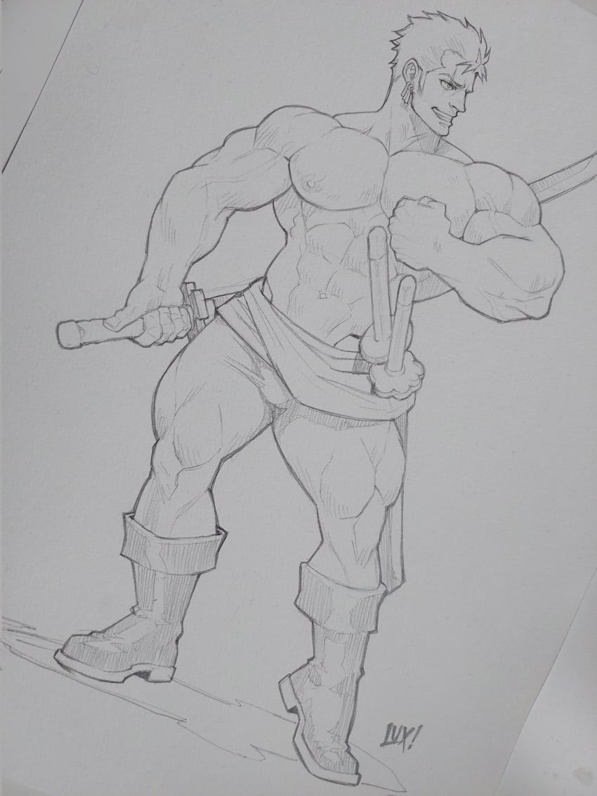 Roronoa Zoro (One Piece) Rule 34 Image