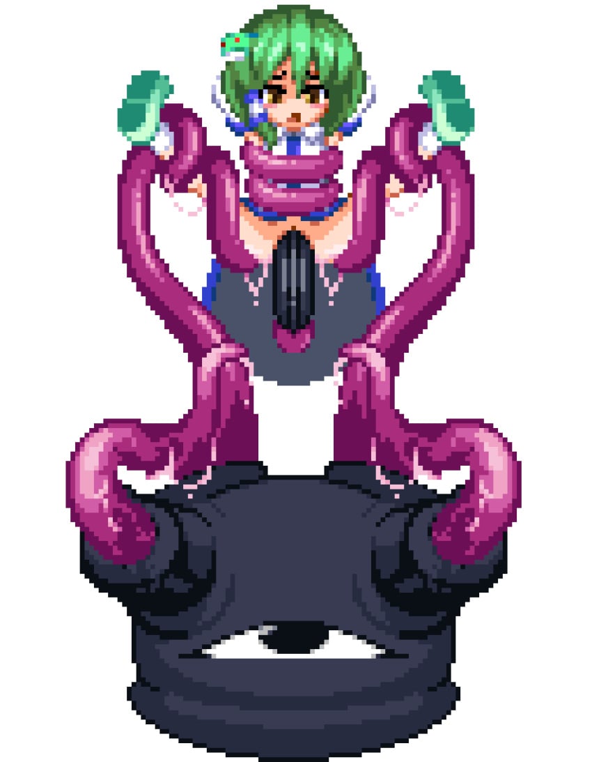 1_eye animated artist_request green_shoes kuromaru_(mugen) m.u.g.e.n monster pixel_animation pixel_art resized sanae_kochiya source_request tentacle tentacle_in_pussy tentacle_rape tentacle_sex touhou transparent_background wet_tentacles